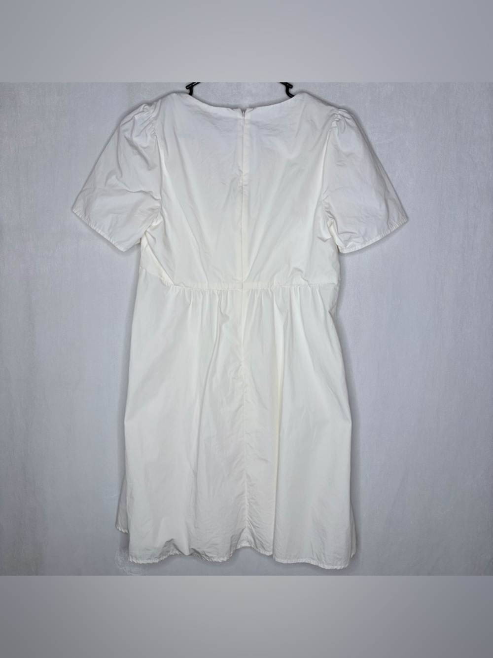 Madewell White Tie Front Mini Dress - Picture 9 of 9